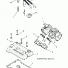 Z18VDE99NK RZR XP 1000 MD Engine, throttle body and valve cover - z18vde99nk (49rg...