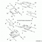 RZR 570 3PC (Z20CHA57K2) Suspension, rear control arms - z20cha57k2 (c700187-2)