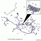 R19RGE99A2/EAR/EBR/UAF/UBF/UAM/UBM/UA9/UB9/UAL/KAK POLARIS GENERAL 1000 EPS Electrical, wire harness - r19rgk99ak (701998)