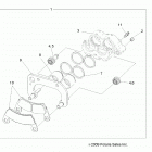 R18RMAE4N8 RANGER EV MD Brakes, front caliper - r18rmae4n8 (49levcaliper10sdw)