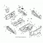RZR 1000 60 INCH PS (Z20ASE99AH/LH) Body, floor and rocker panels - z20ase99ah  /  lh (70041...