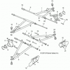 R18RV_99 RANGER CREW 1000XP PS ALL OPTIONS Suspension, front control arms - r18rv_99 all options (4...