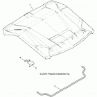 R18RGE99FM/EFB/SCM/SCB/SFM/CCM POLARIS GENERAL 1000 PS MD Accessory, roof - r18rge99fm  /  scm  /  ccm (700791)