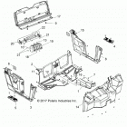 RANGER 500 (R21MAA50B1/B7) Body, floor and fenders - r21maa50b1  /  b7  (701898)