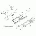 RZR 1000 60 INCH PS (Z20ASE99AH/LH) Chassis, main frame mounts - z20ase99ah  /  lh (701143)