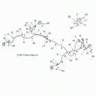 R18RV_99 RANGER CREW 1000XP PS ALL OPTIONS Brakes, lines and master cylinder - r18rv_99 all options...