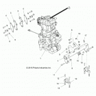 RANGER 570 CREW FULL SIZE (R20CDA57A1) Engine, engine and transmission mounting - r20cda57a1 (7...