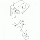 POLARIS GENERAL 1000 EPS PREMIUM (G21GAP99AM/BM) Brakes, pedal - g21gap99am  /  bm (700814)