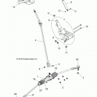 Z18VBA87B2/E87BK/BU/LK/BR RZR 900 60 INCH ALL OPTIONS Steering, manual asm. - z18vba87b2 (700613)