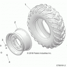 RZR 570 (Z20CHA57A2/E57AM) Wheels, front - z20cha57a2 (c700191-2)