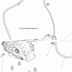 Z18VFE92BB/BM/BS/BU/LBK RZR XP4 TURBO Drive train, front gearcase mounting - z18vfe92bb  /  bm...