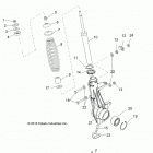 RANGER 500 (R21MAA50B1/B7) Suspension, front strut - r21maa50b1  /  b7 (701787)