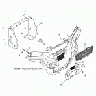 R19RGE99A2/EAR/EBR/UAF/UBF/UAM/UBM/UA9/UB9/UAL/KAK POLARIS GENERAL 1000 EPS Body, front facia - r19rge99a2  /  ear  /  ebr  /  uaf  ...