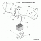 RANGER CREW 1000 SUPER DUTY EVAP (R21RSH99AC/BC) Electrical, battery - r21rsh99ac  /  bc (c700072)