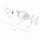 Z18YAV17B2/B8/N2/N8 RZR 170 Brakes, caliper, rear - z18yav17b2  /  b8  /  n2  /  n8 ...