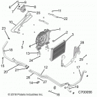 R18RRE99FM/SFM/SCM RANGER 1000XP EU/TRACTOR/ZUG Engine, cooling system - r18rre99fm  /  s99fm  /  scm (c...