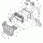 Z18VFE99AK/AJ/AW/BK/BJ/BW/LW/K99AK/BK/M99AL RZR XP 4 1000 Engine, air intake system - z18vfm99al (49rgrairbox15100...