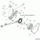 RZR TURBO 4 (Z21N4E92AX/AG/BG/BX) Engine, stator and flywheel - z21n4e92ax  /  ag  /  bg  ...