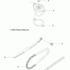 RZR 170 (Z21YAV17B2/B4/N2/N4) Engine, tensioner, cam chain - z21yav17b2  /  b4  /  n2 ...
