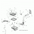 R18RT_87 RGR 900 XP ALL OPTIONS Engine, air intake system - r18rt_87 all options (49rgra...