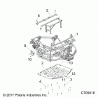 R18RRE99FM/SFM/SCM RANGER 1000XP EU/TRACTOR/ZUG Chassis, main frame and skid plates - r18rre99fm  /  sfm...