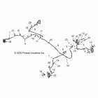 POLARIS GENERAL 1000 4P PREMIUM (G21G4P99AM/BM) Brakes, brake lines and master cylinder - g21g4p99am  / ...