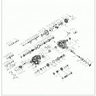 R19RGE99F2/FF/SC2/SFF/PCF/PFF POLARIS GENERAL 1000 EPS EU TR ZUG MD Drive train, main gearcase internals - r19rgp99cf  /  ff...