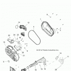 R18RT_87 RGR 900 XP ALL OPTIONS Drive train, clutch cover and ducting - r18rt_87 all opt...