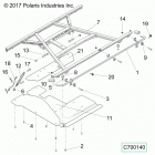 RANGER 1000 CREW BC FACTORY CHOICE 49/50S (R20RSB99A/B) Body, box, mounting - r20rsb99a  /  b (c700140)