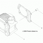 Z19YAV17B2/B4/N2/N4 RZR 170 Engine, cylinder - z19yav17b2  /  b4  /  n2  /  n4 (49rg...