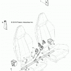 Z18VHE57BV RZR 570 PS Body, seat mounting and belts - z18vhe57bv (701240)