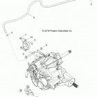 Z18VHE57BV RZR 570 PS Drive train, main gearcase mounting- z18vhe57bv (701249)