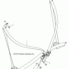 Z18VDE99NK RZR XP 1000 MD Body, seat belt mounting - z18vde99nk (700284)