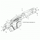 Z18VHE57BV RZR 570 PS Body, rear bumper - z18vhe57bv (701239)
