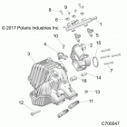 R19RSU99AS/BS RANGER 1000XP PS CREW NSTR Engine, air intake manifold - r19rsu99as  /  bs (c700047...