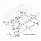 POLARIS GENERAL 1000 4P DELUXE OPT 1 (G21G4J99AW/BW) Body, box, mounting - g21g4j99aw  /  bw (700794)