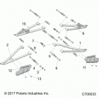 RANGER 1000 CREW PS NSTR RC (R20RSW99AA/AP/AX/A9/BA/BP/BX/B9) Suspension, front control arms - r20rsw99aa  /  ap  /  a...