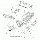 R18RMAE4N8 RANGER EV MD Chassis, frame and front bumper - r18rmae4n8 (49rgrframe...