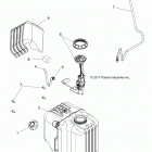 R18RMA50B4/B1 RGR 500, HDPE Body, fuel tank asm. - r18rma50b4  /  b1 (702205)