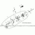 Z18VDE99NK RZR XP 1000 MD Drive train, primary clutch - z18vde99nk (49rgrclutchdrv...