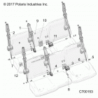 R19RSE99AS/A1/A9/B1/B9/BS RANGER 1000XP PS CREW Body, seat belt mounting - r19rse99as  /  a1  /  a9  /  ...
