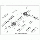 RZR RS1 PS MD (Z20S1E99NG) Drive train, main gearcase internals - z20s1e99ng (70224...