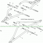 R19RGE99A2/EAR/EBR/UAF/UBF/UAM/UBM/UA9/UB9/UAL/KAK POLARIS GENERAL 1000 EPS Suspension, front control arms - r19rge99a2  /  ear  /  ...