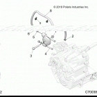RANGER CREW 1000XP PS MUD (R21RSM99AG) Drive train, main gearcase mounting - r21rsm99ag (c70038...
