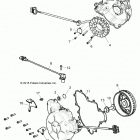 Z18VDS92CF/CU RZR XP TURBO TRACTOR Engine, stator and flywheel - z18vds92cf  /  cu (700467)