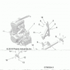 RZR TURBO 4 (Z21N4E92AX/AG/BG/BX) Engine, mounting - z21n4e92ax  /  ag  /  bg  /  bx (c700...