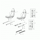 RZR 170 (Z21YAV17B2/B4/N2/N4) Body, seat, mounting and belts - z21yav17b2  /  b4  /  n...