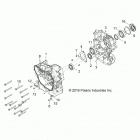 Z18VHE57BV RZR 570 PS Engine, crankcase - z18vhe57bv (701265)