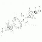 Z18VDE99NK RZR XP 1000 MD Suspension, front carrier- z18vde99nk (702255)