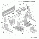 R19RSE99AS/A1/A9/B1/B9/BS RANGER 1000XP PS CREW Body, floor, rear - r19rse99as  /  a1  /  a9  /  b1  /  ...